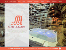 Tablet Screenshot of hotelcachoeiras.com.br